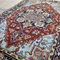 4 x 6 Vege Dyed Wool Super Serapi Persian Heriz Style Handmade Oriental Area Rug