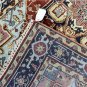 4 x 6 Vege Dyed Wool Super Serapi Persian Heriz Style Handmade Oriental Area Rug