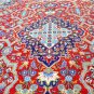 9'3x13 Lovely Genuine S Antique Persian Isfahan Palmette Handmade Wool Area Rug