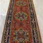 2'8 x 11'10 Heriz Style Handmade Oriental Super Serapi Vege Dyed Wool Runner Rug