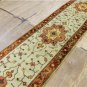 2'5x11'9 Persian Heriz Style Handmade Oriental Serapi Vege Dyed Wool Runner Rug