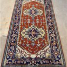 2'6 x 6 Persian Heriz Style Handmade Oriental Serapi Vege Dyed Wool Runner Rug