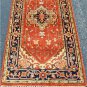 2'7x10'8 Vege Dyed Wool Handmade Persian Heriz Style Serapi Oriental Runner Rug
