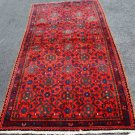 3'3x6'10 Fine Quality Genuine Semi Antique Persian Herati Hand Knotted Wool Rug