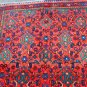 3'3x6'10 Fine Quality Genuine Semi Antique Persian Herati Hand Knotted Wool Rug