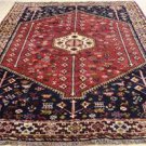 6'7x9'7 Wonderful Genuine Persian Tribal Abadeh Heybatlu Shiraz Animal Bird Rug