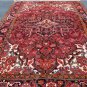 7'1 x 9'10 Gorgeous Fine Genuine S Antique Persian Heriz Serapi Hand Knotted Rug