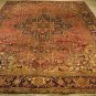 7'7x11 Fine Quality Genuine S Antique Persian Heriz Serapi Hand Knotted Wool Rug