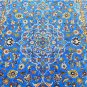 4'7x7'1 KPSI 200 Finest Blue Genuine Persian Isfahan Hand Knotted Kork Wool Rug