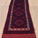 2 x 8'5 Pak Balouch Turkoman Sumak Tribal Hand Knotted Oriental Wool Runner Rug