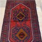 2'4 x 4'4 Pakistani Balouch Turkoman Tribal Hand Knotted Oriental Wool Area Rug