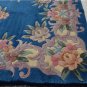 2'4x4'8 Blue Genuine Chinese Plush Aubusson Oriental Hand Knotted Area Wool Rug