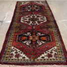 3'7 x 9'8 Genuine S Antique Persian Tribal Oriental Hand Knotted Rug Wool Runner