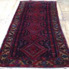 3'5 x 9'4 Amazing Genuine S Antique Persian Hamadan Hand Knotted Wool Rug Runner