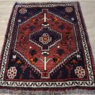 2'9x4 Genuine Persian Tribal Shiraz Qashqai Afshar Hand Woven Oriental Wool Rug