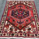 3'5 x 4'10 Genuine S Antique Persian Hamadan Hand Knotted Oriental Wool Area Rug