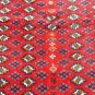 3'5 x 6'4 High KPSI Authentic Persian Tribal Bokhara Hand Knotted Wool Area Rug