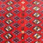 3'5 x 6'4 High KPSI Authentic Persian Tribal Bokhara Hand Knotted Wool Area Rug