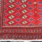 3'5 x 6'4 High KPSI Authentic Persian Tribal Bokhara Hand Knotted Wool Area Rug