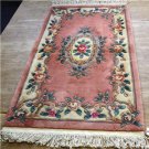 3 x 6 Authentic Chinese Plush Pile Aubusson Oriental Hand Knotted Area Wool Rug