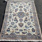 2'9x4'8 High KPSI Fine Genuine Persian Nain Hand Knotted Oriental Area Wool Rug