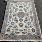 2'9x4'8 High KPSI Fine Genuine Persian Nain Hand Knotted Oriental Area Wool Rug
