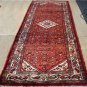 3'7x10 Genuine S Antique Persian Hamadan Mina Khani Hand Knotted Rug Wool Runner