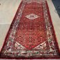3'7x10 Genuine S Antique Persian Hamadan Mina Khani Hand Knotted Rug Wool Runner