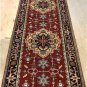 2'7x20 Heriz Style Handmade Oriental Super Serapi Vegetable Dyed Wool Runner Rug