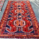 4'2 x 9'7 Fine Genuine S Antique Persian Hand Knotted Animal Tribal Rug Runner