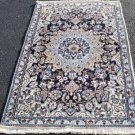 3 x 4'7 High KPSI Fine Genuine Persian Nain Hand Knotted Oriental Area Wool Rug