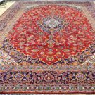 10x16 Elegant Palace Size Genuine Antique Persian Kashan Handmade Wool Area Rug