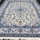 8'3 x 11'7 High KPSI Silk Highlights Genuine Persian Nain Hand Knotted Wool Rug