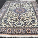 6'4x10 Fine KPSI 200 Genuine Persian Nain Silk Highlights Hand Knotted Wool Rug