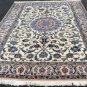 6'4x10 Fine KPSI 200 Genuine Persian Nain Silk Highlights Hand Knotted Wool Rug