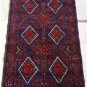 2 x 8'8 Pak Balouch Turkoman Sumak Tribal Hand Knotted Oriental Wool Runner Rug