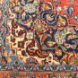 8'7x12'8 Beautiful Genuine S Antique Persian Sabzevar Khorassan Hand Knotted Rug