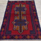 2'9 x 4'6 Pakistani Balouch Turkoman Tribal Hand Knotted Oriental Wool Area Rug