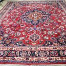 9'9 x 12'10 Signed S Antique Genuine Persian Tabriz Hand Knotted Wool Area Rug