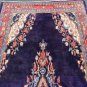 4'3 x 9 Gorgeous Genuine Semi Antique Persian Mahal Hand Knotted Wool Area Rug