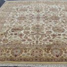 8x10 Plush Vege Dyed Wool Persian Isfahann Style Hand Knotted Oriental Area Rug