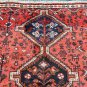 5'2x6'3 Genuine Persian Shiraz Bolvardi Animal Tribal Hand Knotted Wool Area Rug