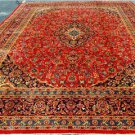 9'6 x 12'8 Genuine S Antique Persian Kashan Oriental Hand Knotted Wool Area Rug