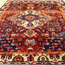 6'6 x 10'2 Genuine S Antique Persian Bakhtiari Tribal Hand Knotted Wool Area Rug