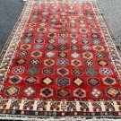 5 x 9'5 Fine Genuine S Antique Persian Tribal Shiraz Torki Hand Knotted Wool Rug