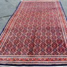 5'3x10'6 Fine Quality Genuine Persian Sarouk Mahal Herati Hand Knotted Wool Rug