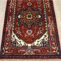 2'6x10 Heriz Style Handmade Oriental Super Serapi Vegetable Dyed Wool Runner Rug