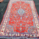 3'10 x 7'5 Genuine S Antique Persian Village Sarouk Hand Knotted Wool Area Rug