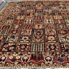 9x11 Gorgeous Rare Find Genuine Antique Persian Bakhtiar Keshti Hand Knotted Rug