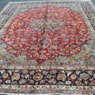 9'5x13'8 Beautiful Genuine S Antique Persian Isfahan Najafabad Hand Knotted Rug